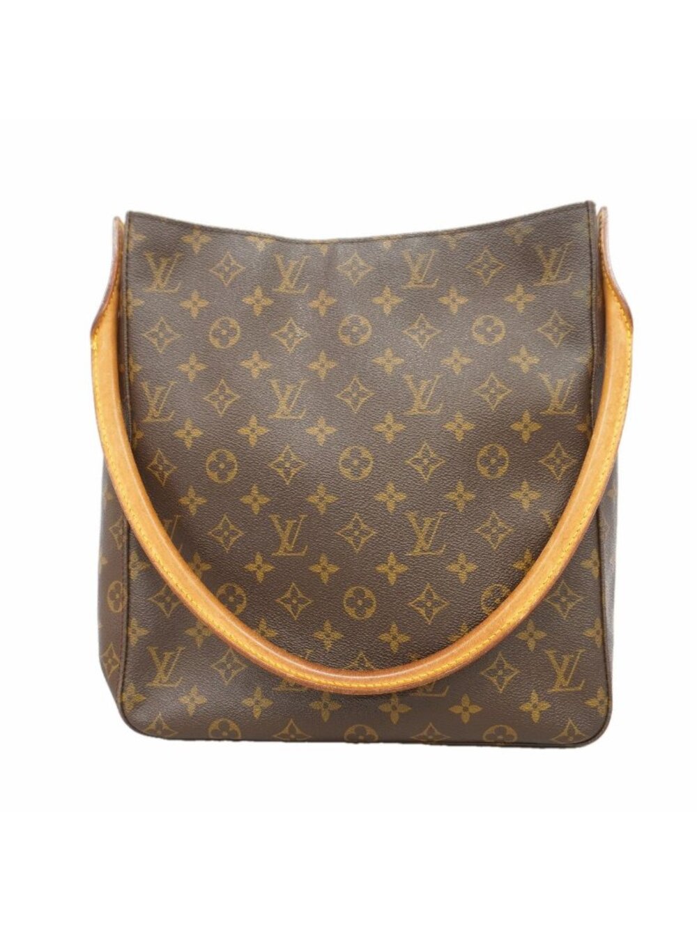 Louis Vuitton Shoulder Bag Monogram Looping GM Brown